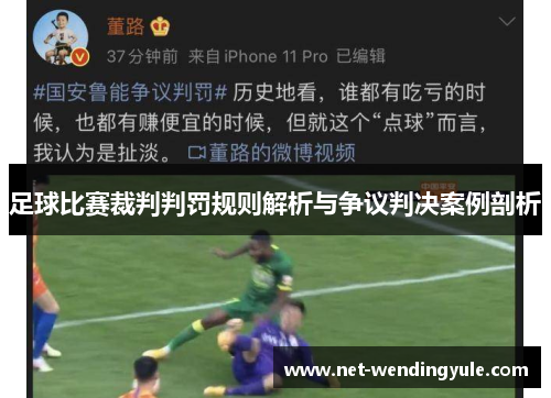 足球比赛裁判判罚规则解析与争议判决案例剖析 足球比赛裁判判罚规则解析与争议判决案例剖析