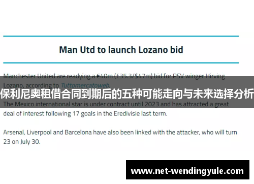 保利尼奥租借合同到期后的五种可能走向与未来选择分析 保利尼奥租借合同到期后的五种可能走向与未来选择分析