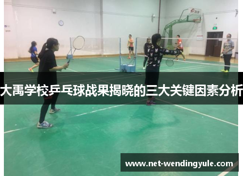 大禹学校乒乓球战果揭晓的三大关键因素分析